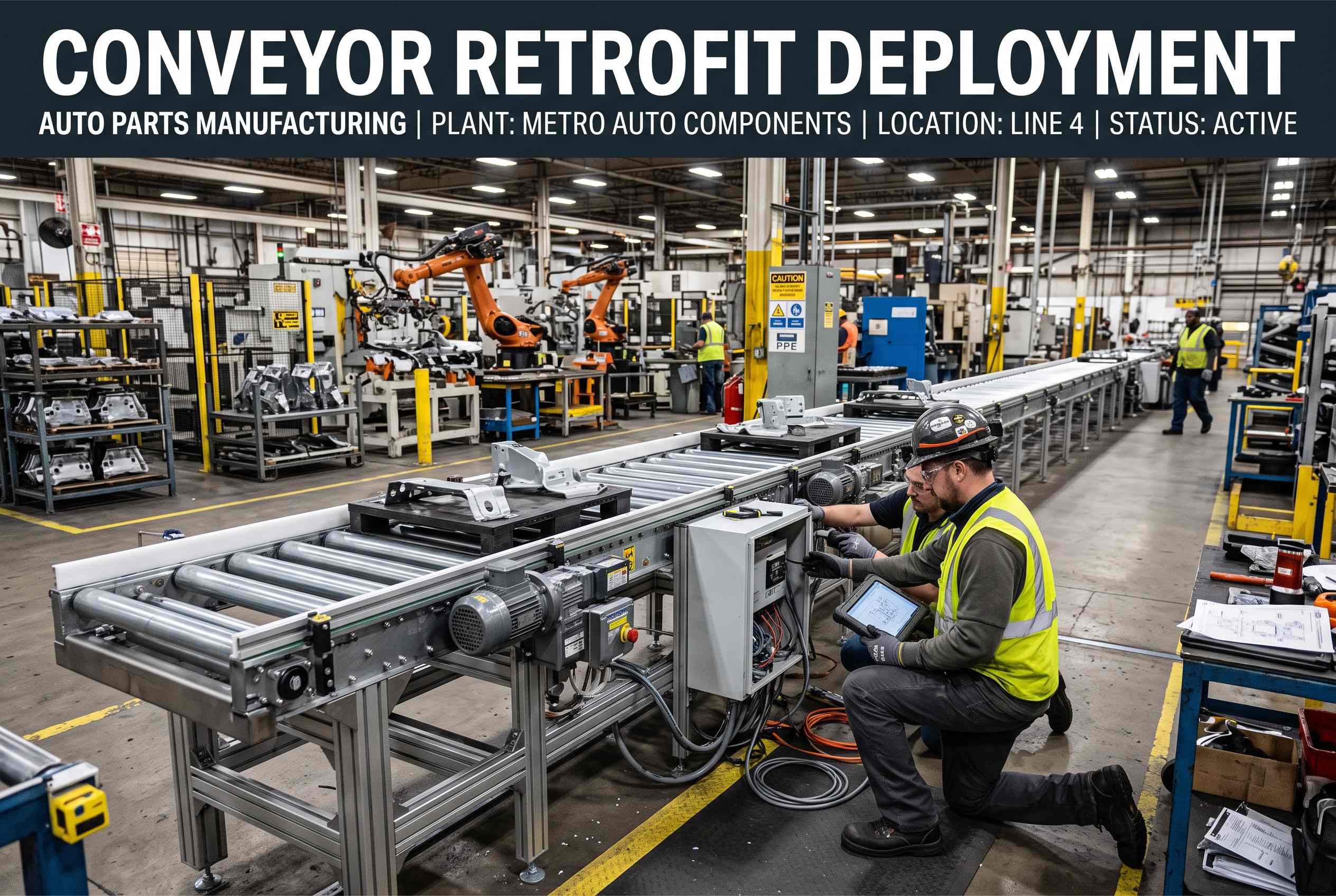 conveyor-retrofit-deployment-auto-parts-manufacturing