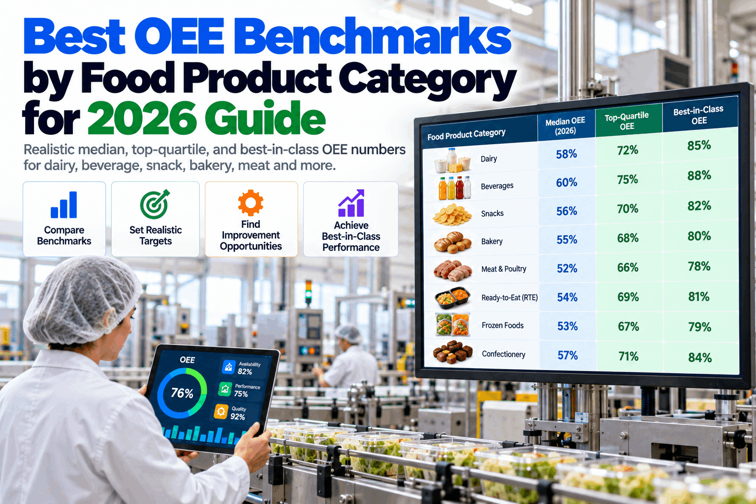 best-oee-benchmarks-food-product-category-2026