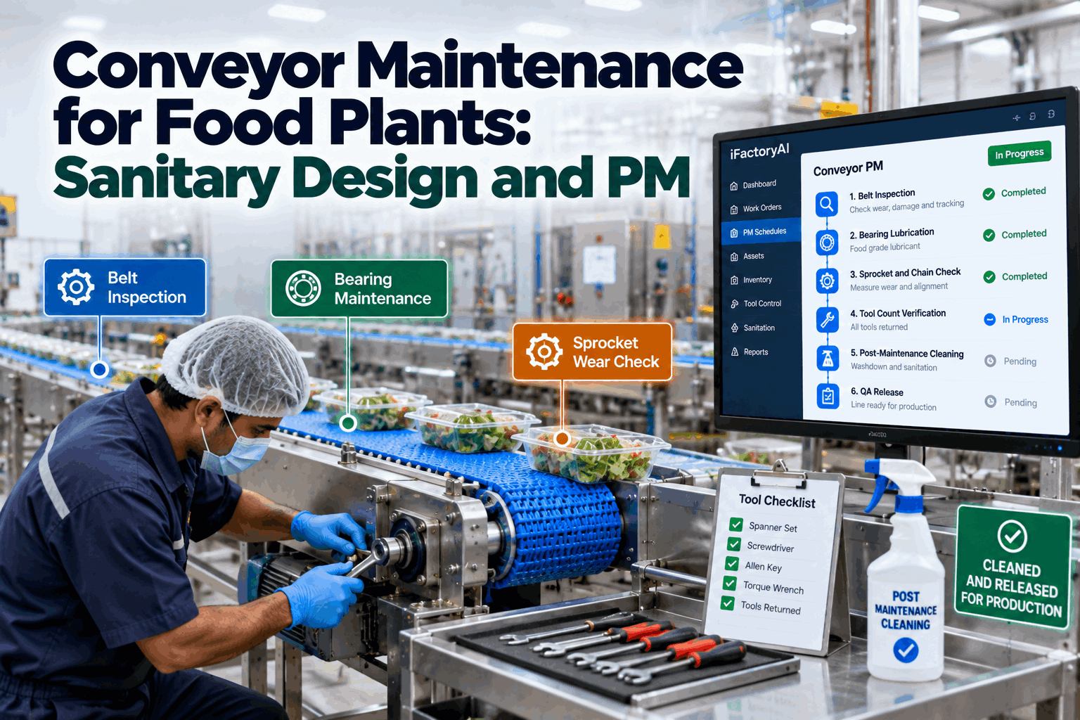 conveyor-maintenance-food-plants-sanitary-design-pm