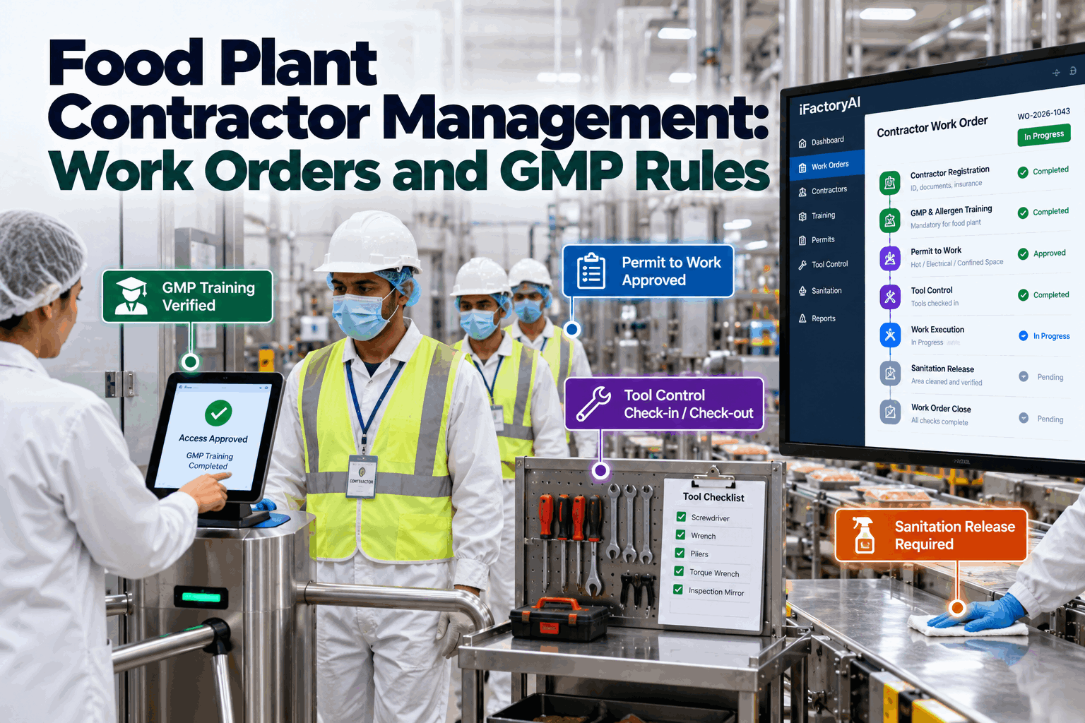 food-plant-contractor-management-work-orders-gmp-rules