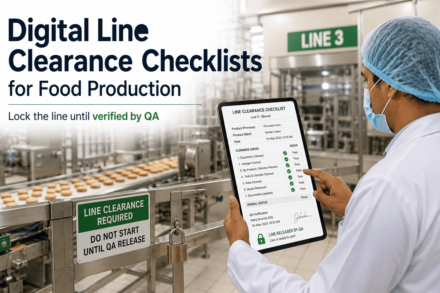 food-plant-line-clearance-digital-checklist