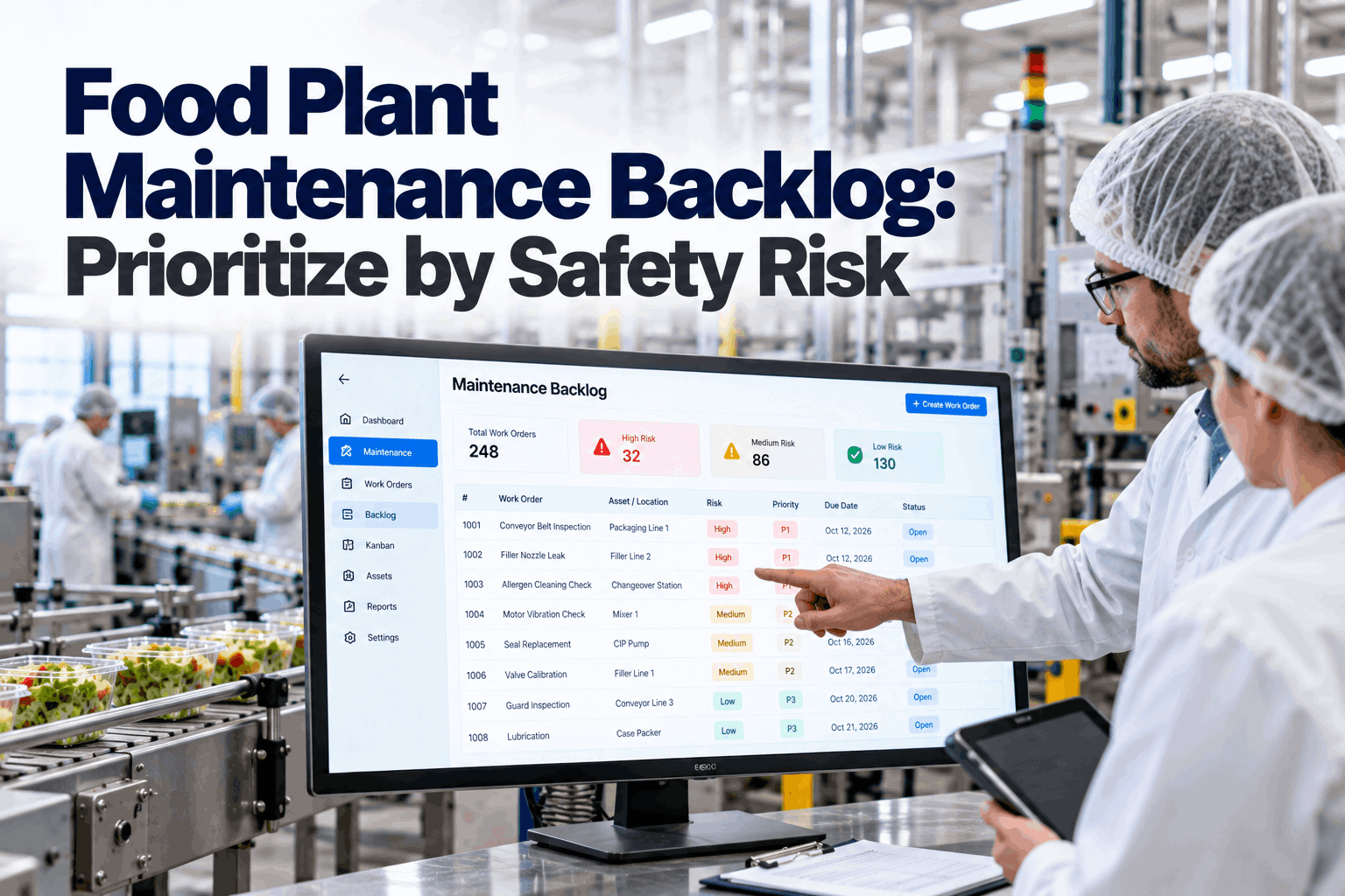 food-plant-maintenance-backlog-prioritize-safety-risk