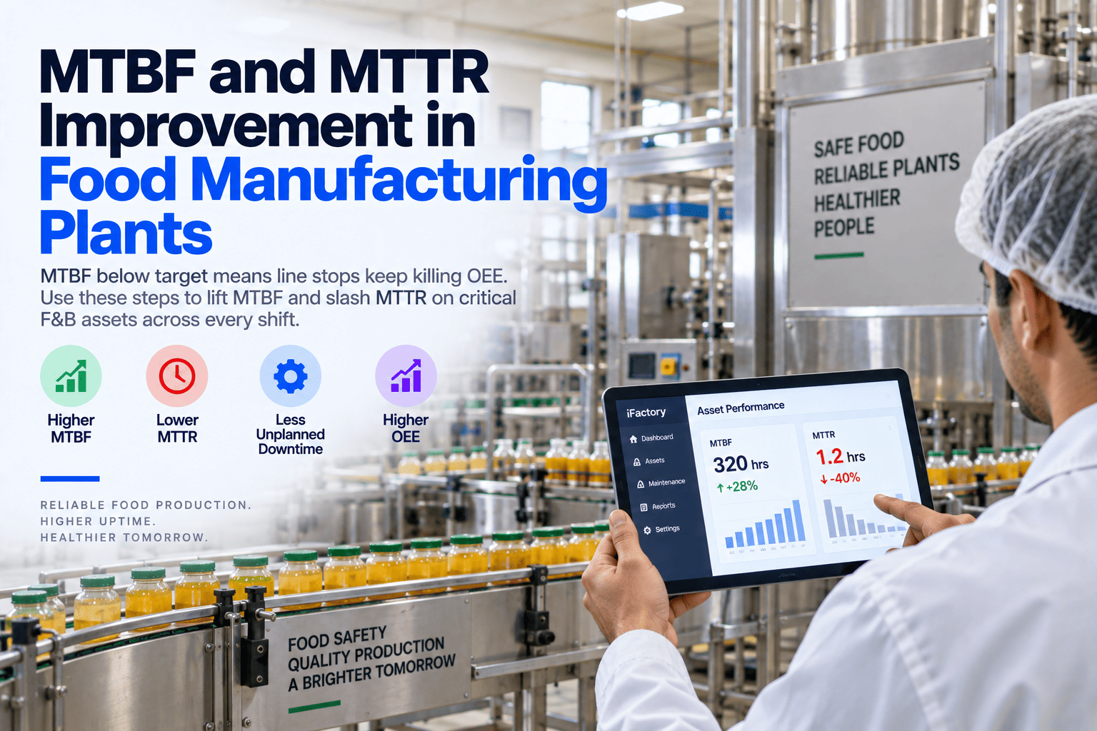 food-plant-mtbf-mttr-improvement