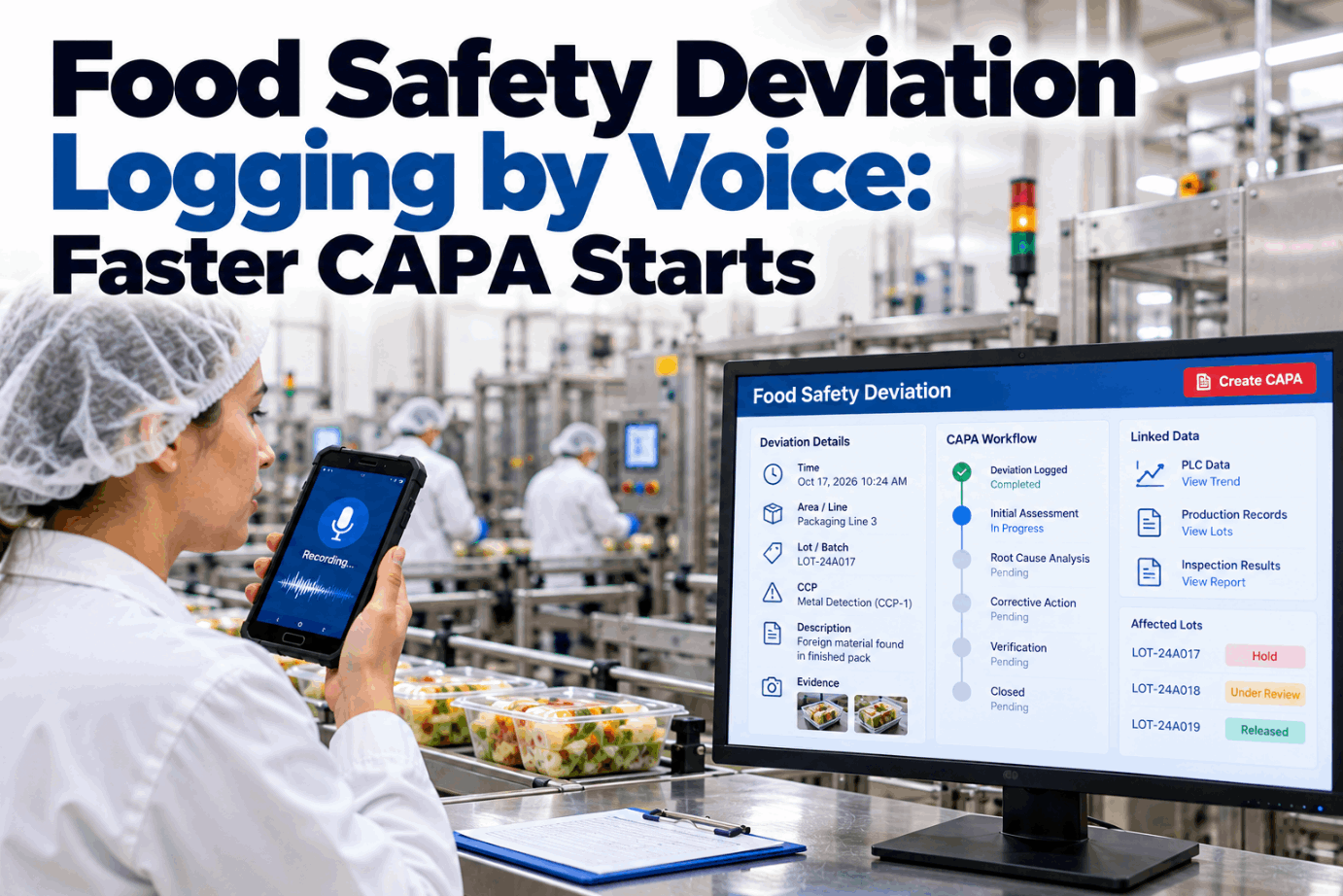 food-safety-deviation-logging-voice-faster-capa-starts