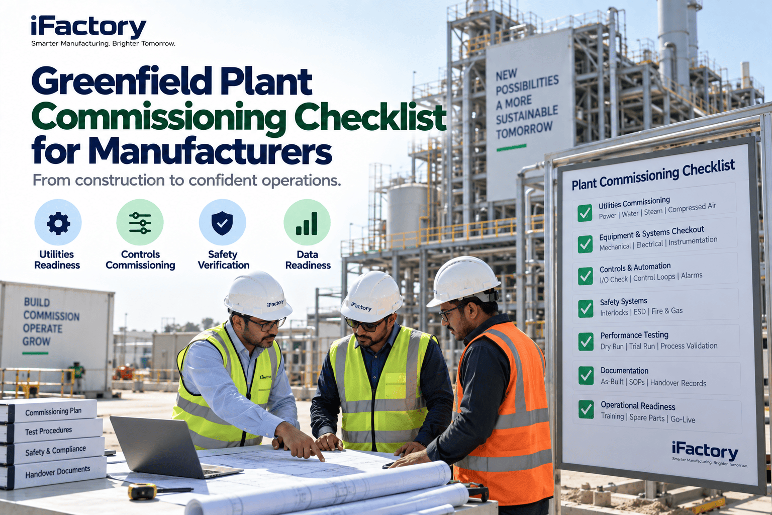 greenfield-plant-commissioning-checklist-manufacturers