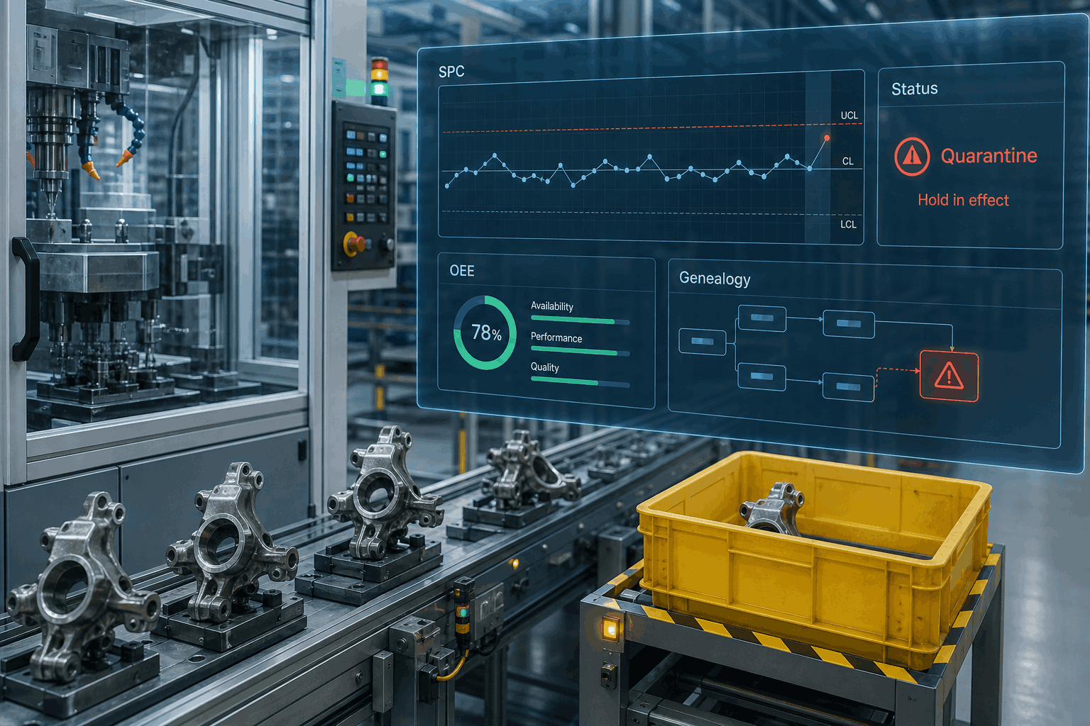 ifactory-spc-automotive-discrete-oee-quarantine-genealogy