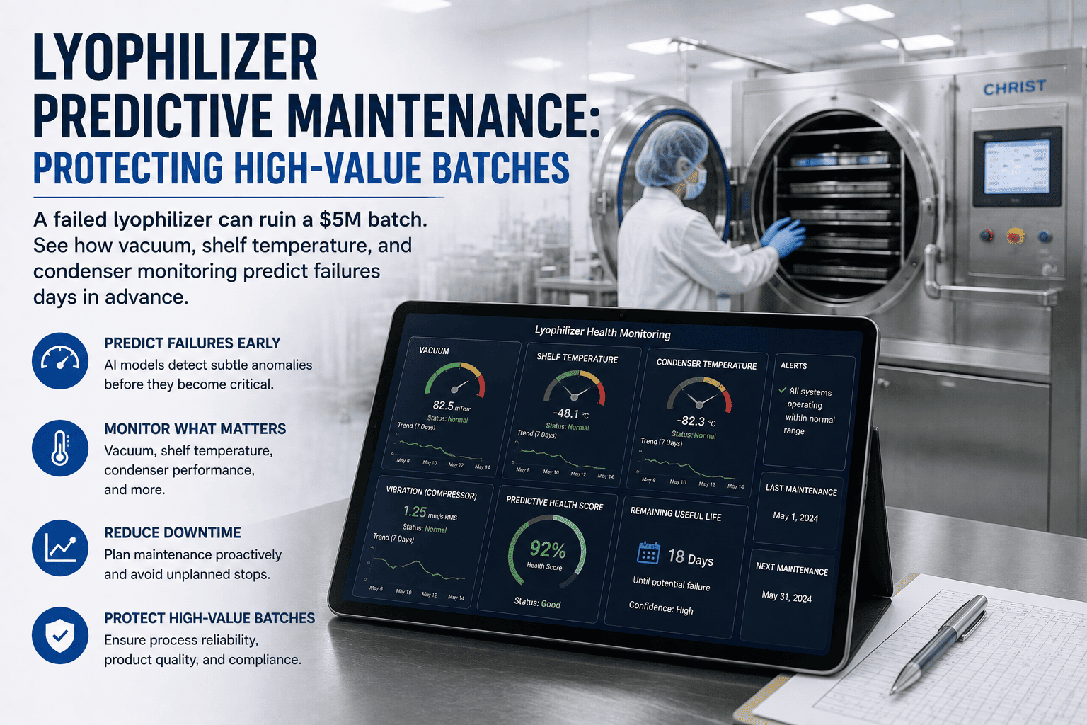 lyophilizer-predictive-maintenance
