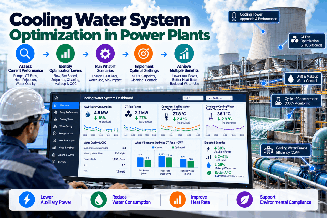power-plant-cooling-water-system-optimization