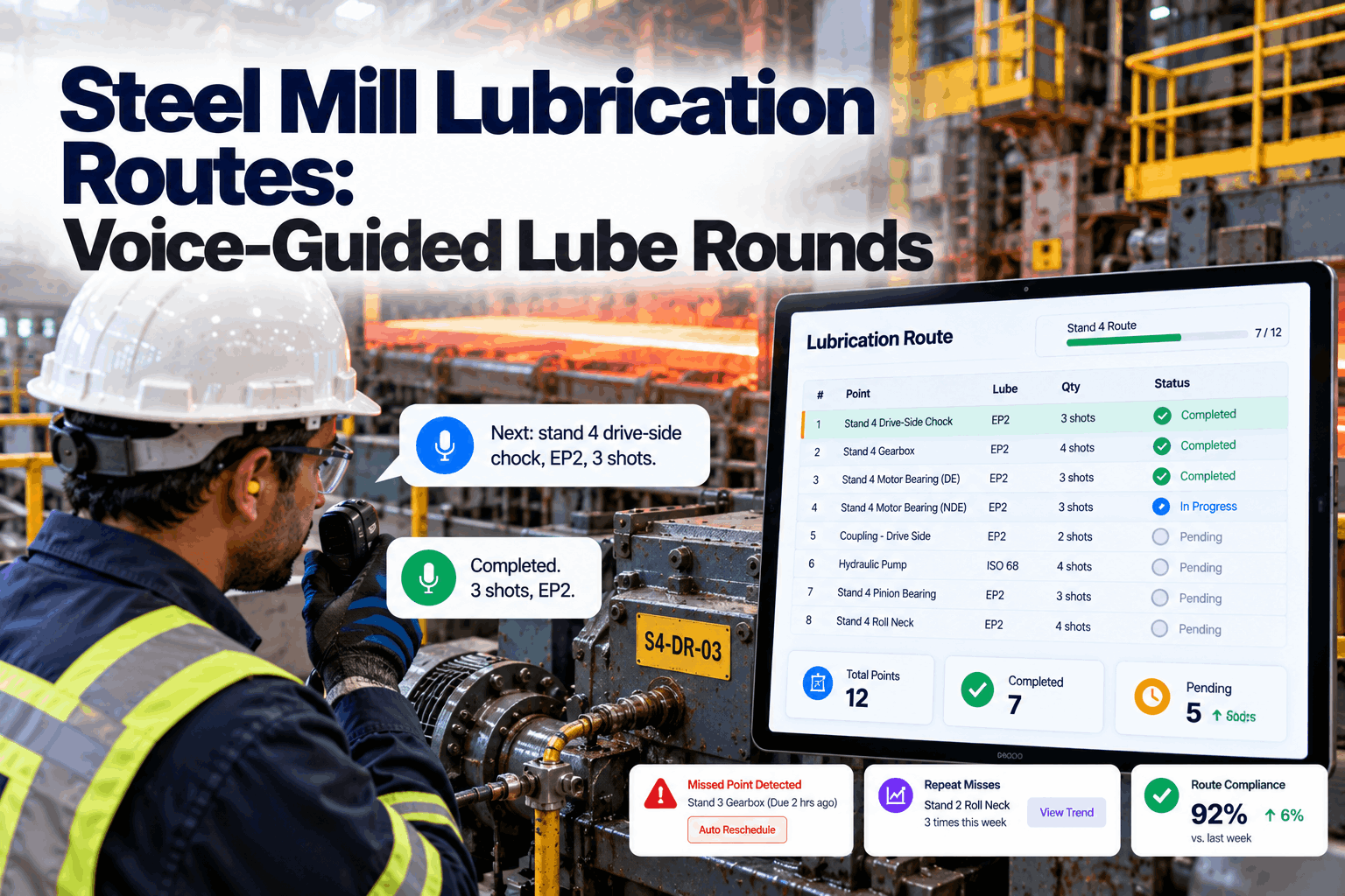 steel-mill-lubrication-routes-voice-guided-lube-rounds