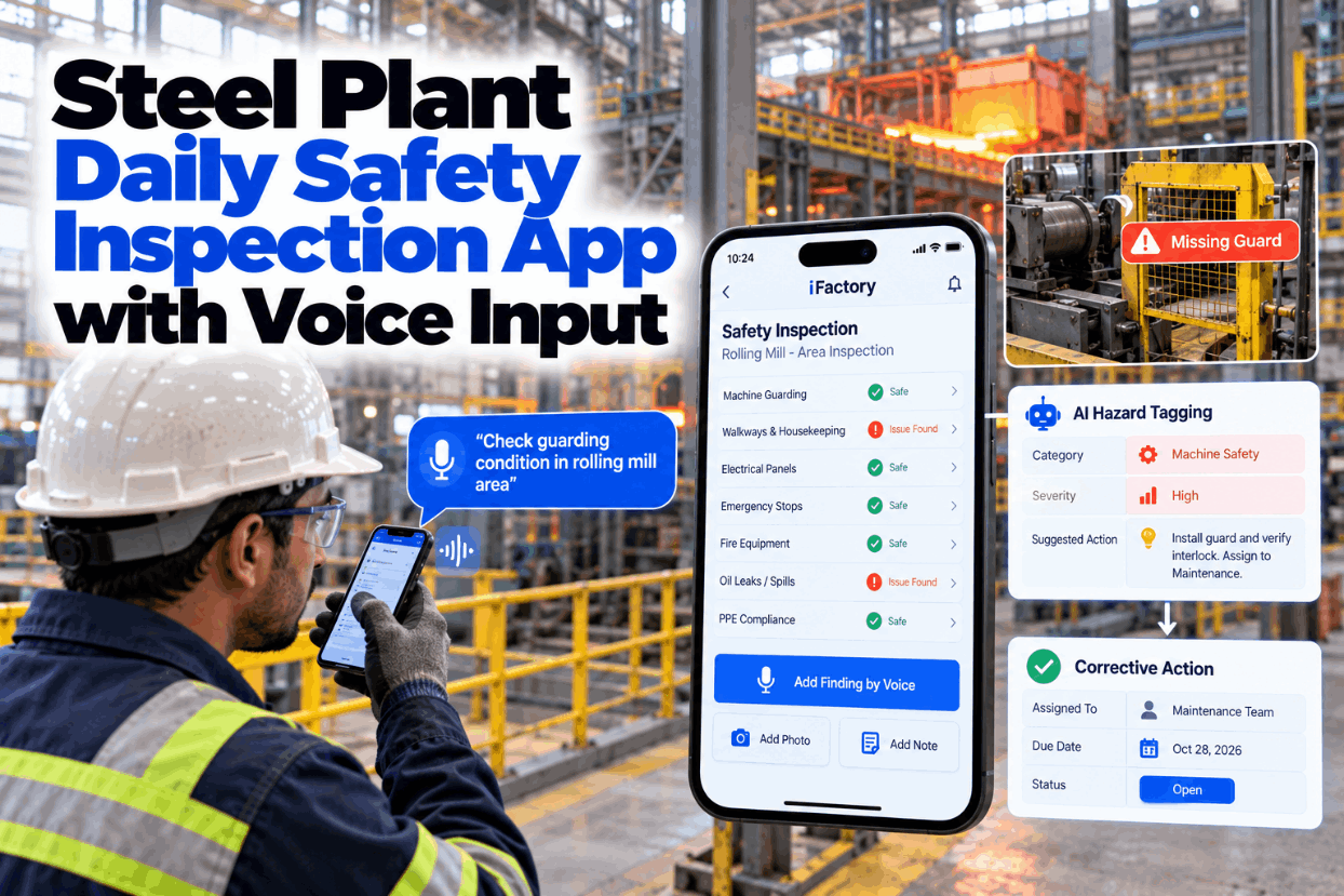 steel-plant-daily-safety-inspection-app-voice-input