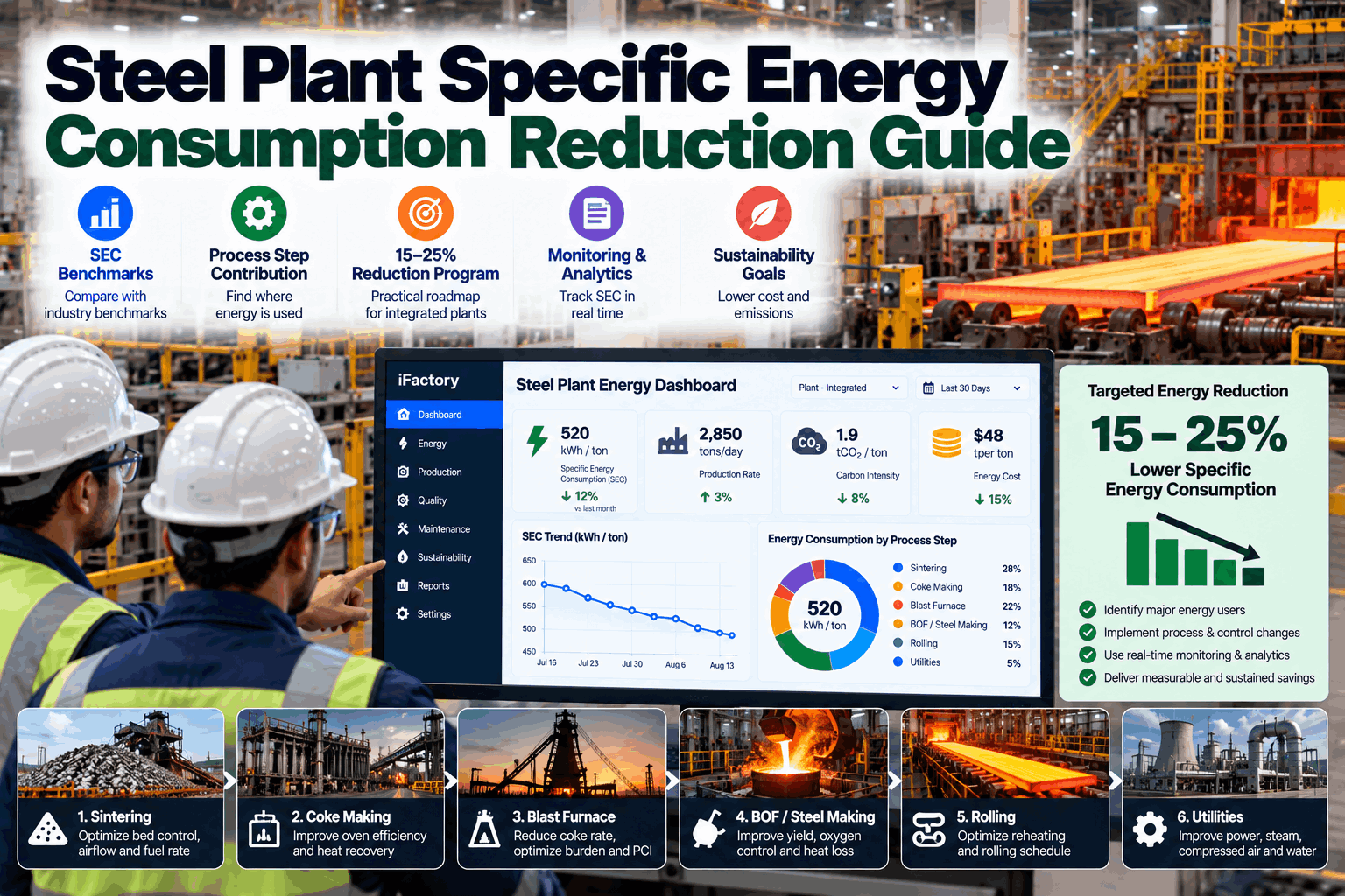 steel-plant-specific-energy-consumption-reduction-guide