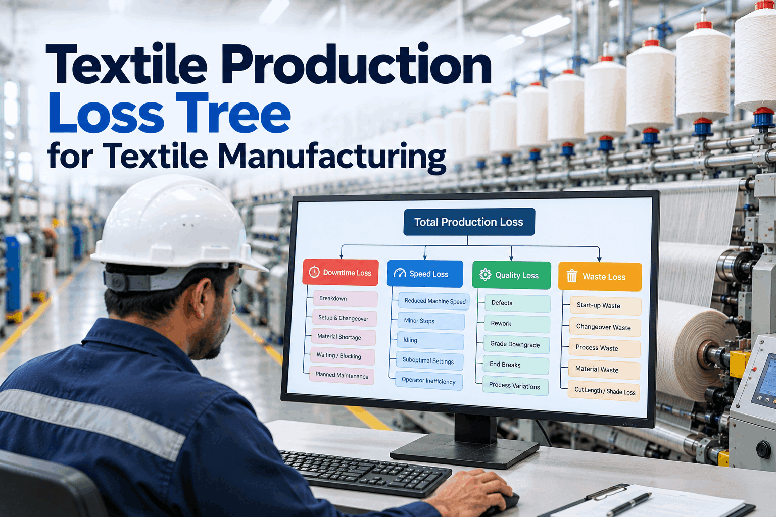 textile-production-loss-tree-downtime-speed-quality-waste