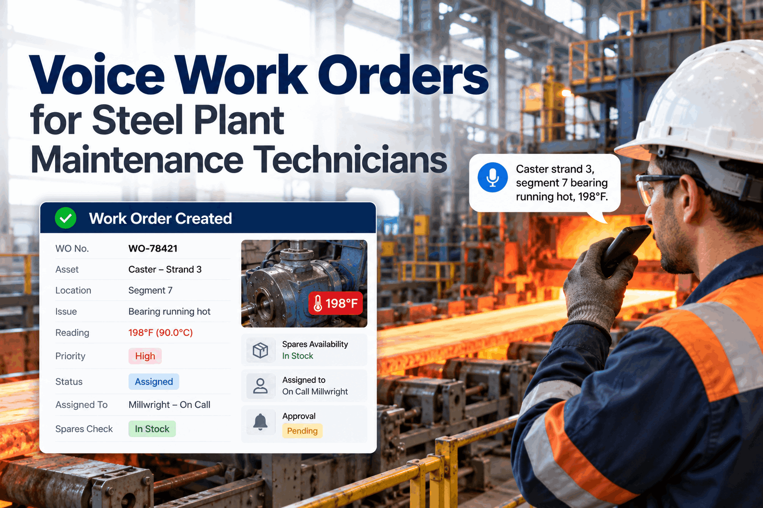 voice-work-orders-steel-plant-maintenance-technicians