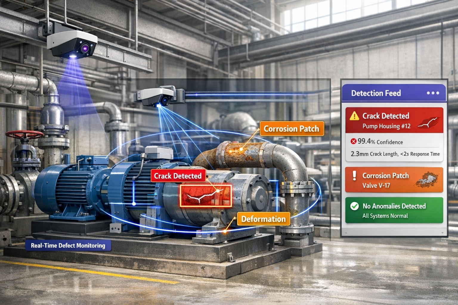 Equipment Defect Detection - Real-time Monitoring