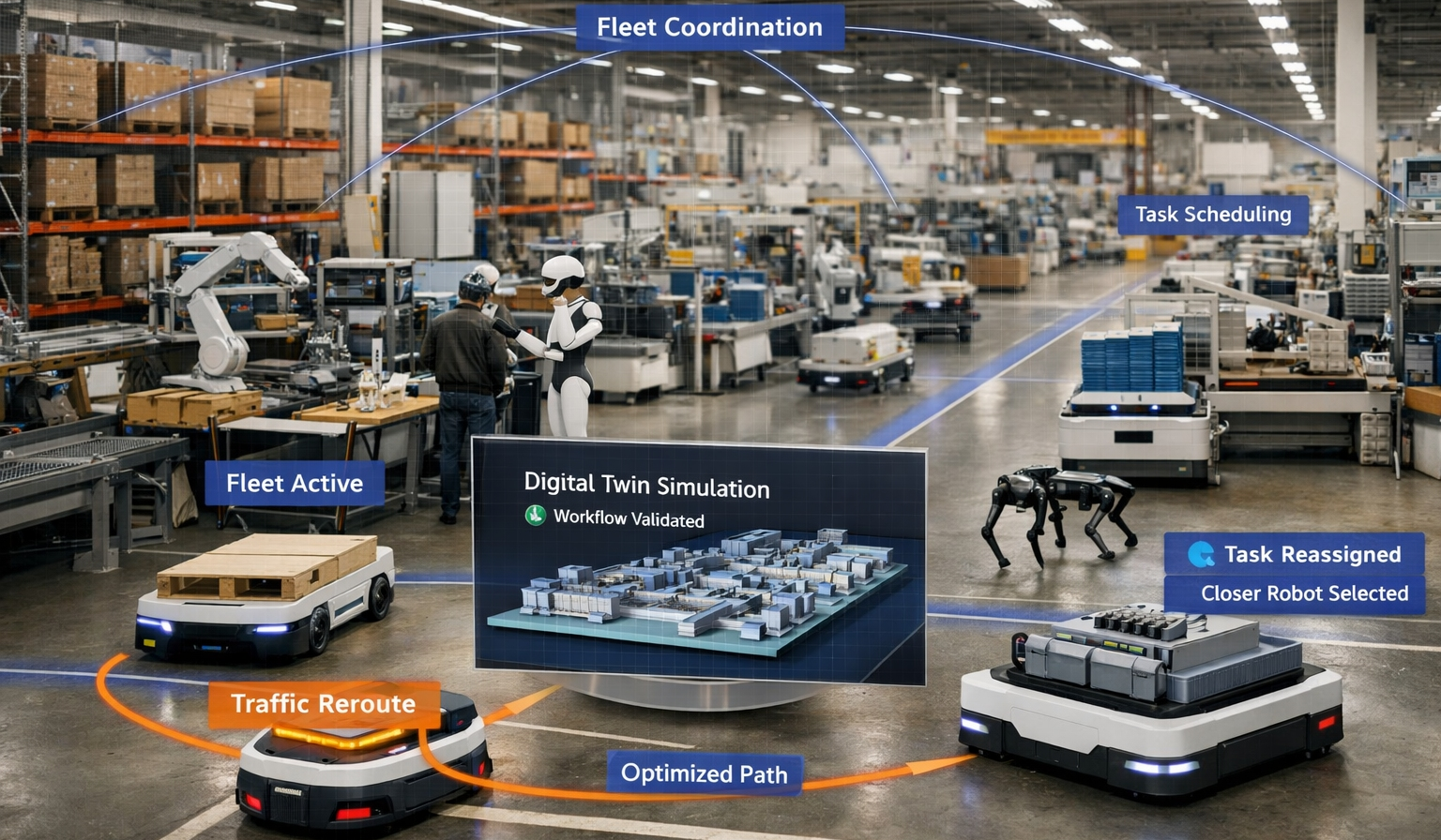 Multi-Robot Fleet Orchestration - Robotics AI