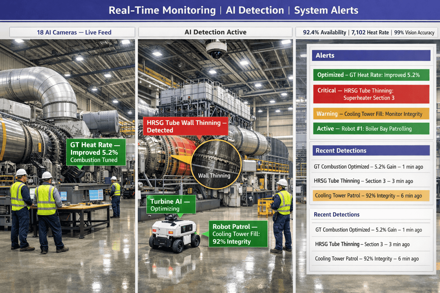 iFactory Power Plant Command Center Dashboard
