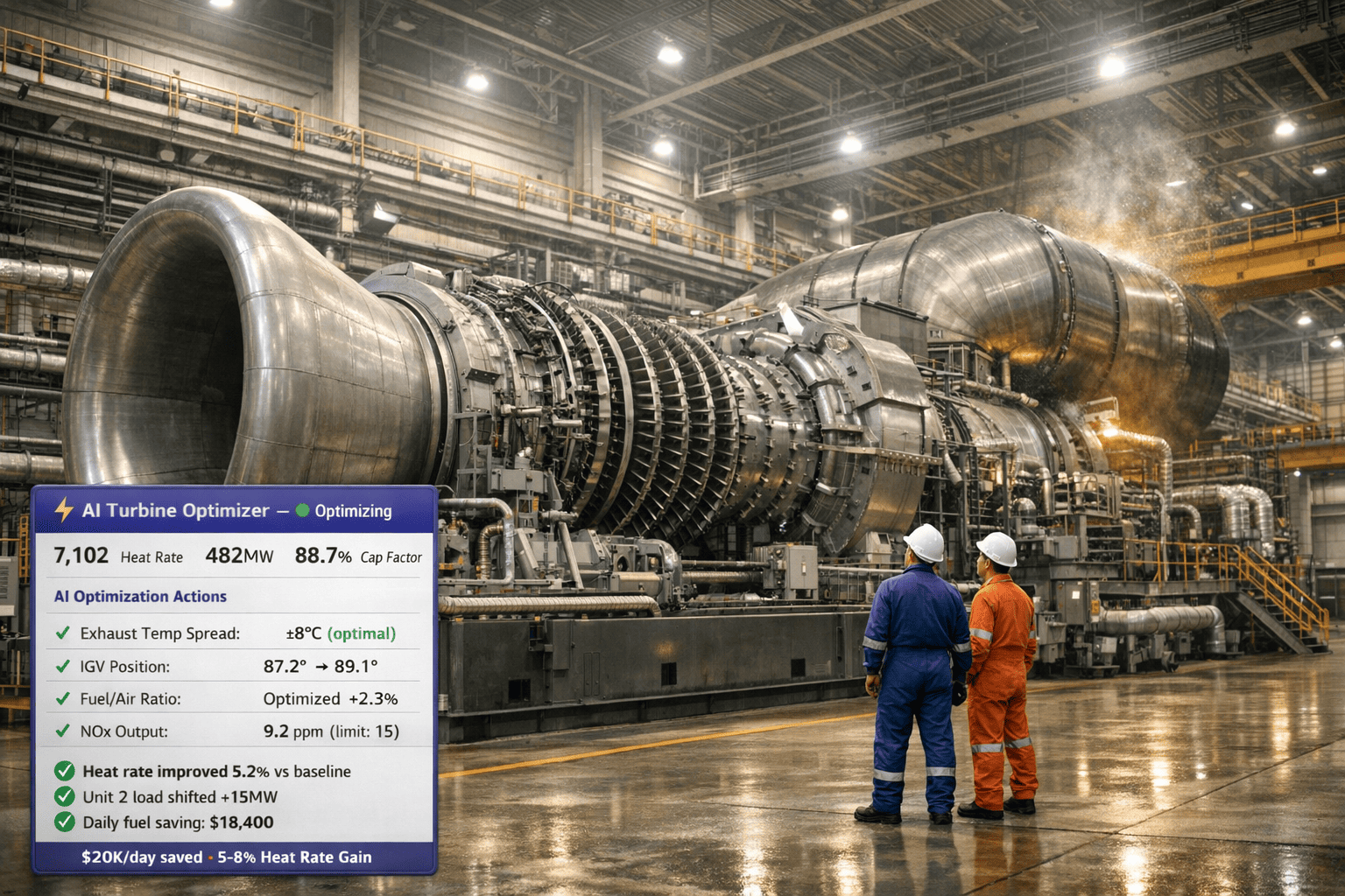 AI Turbine Optimizer for CCGT Power Plant