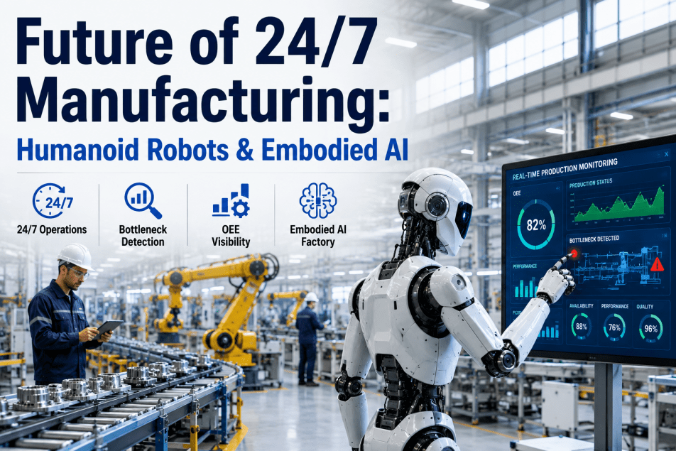 humanoid-robots-night-shift-24-7-manufacturing-bottleneck-detection-oee