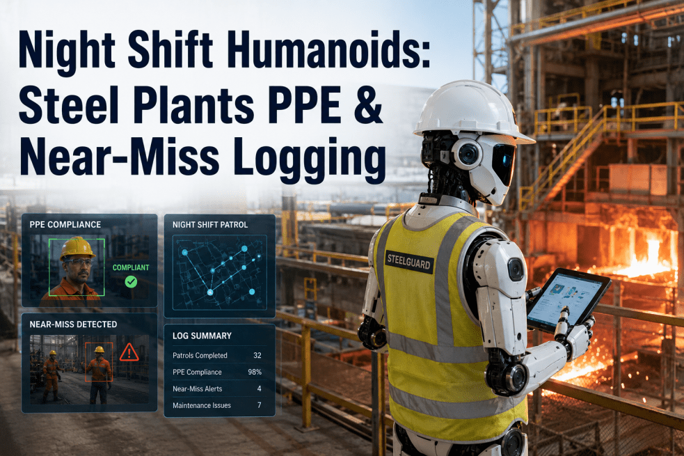 humanoid-robots-steel-molten-ppe-compliance-near-miss-night-shift