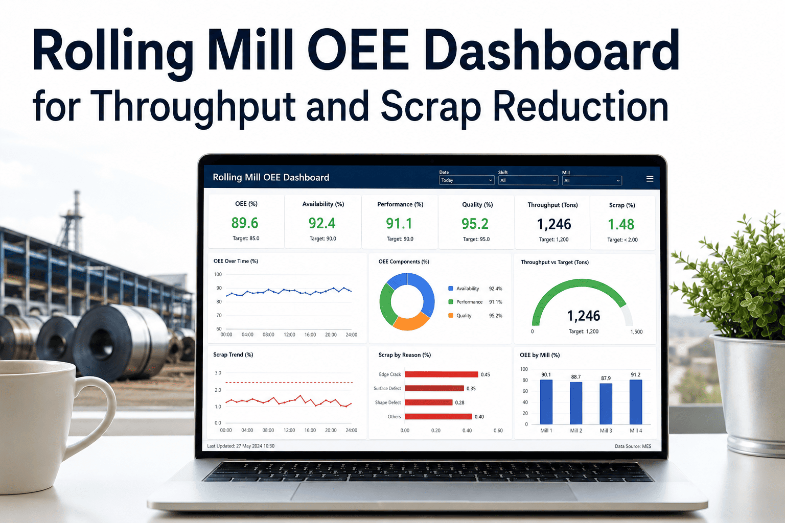 rolling-mill-oee-dashboard-for-throughput-and-scrap-reduction