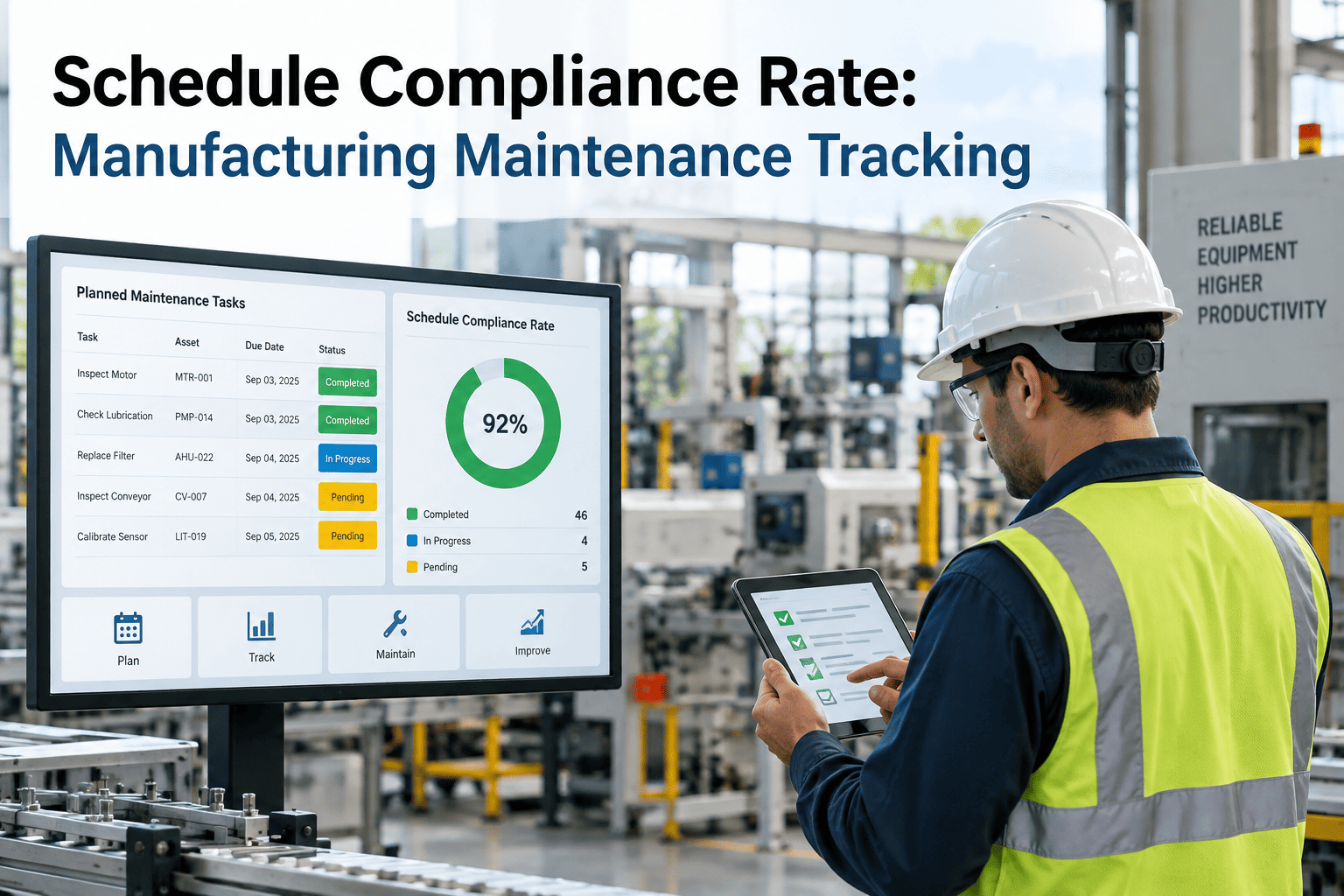 schedule-compliance-rate-manufacturing-maintenance-tracking