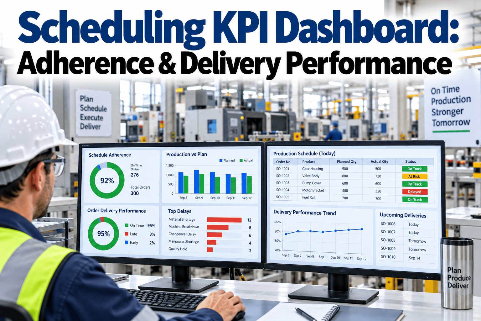 scheduling-kpi-dashboard-adherence-delivery-performance