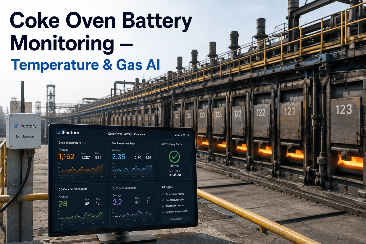 steel-coke-oven-battery-monitoring-temperature-ai