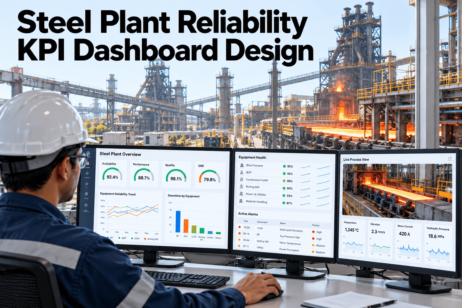 steel-plant-reliability-kpi-dashboard