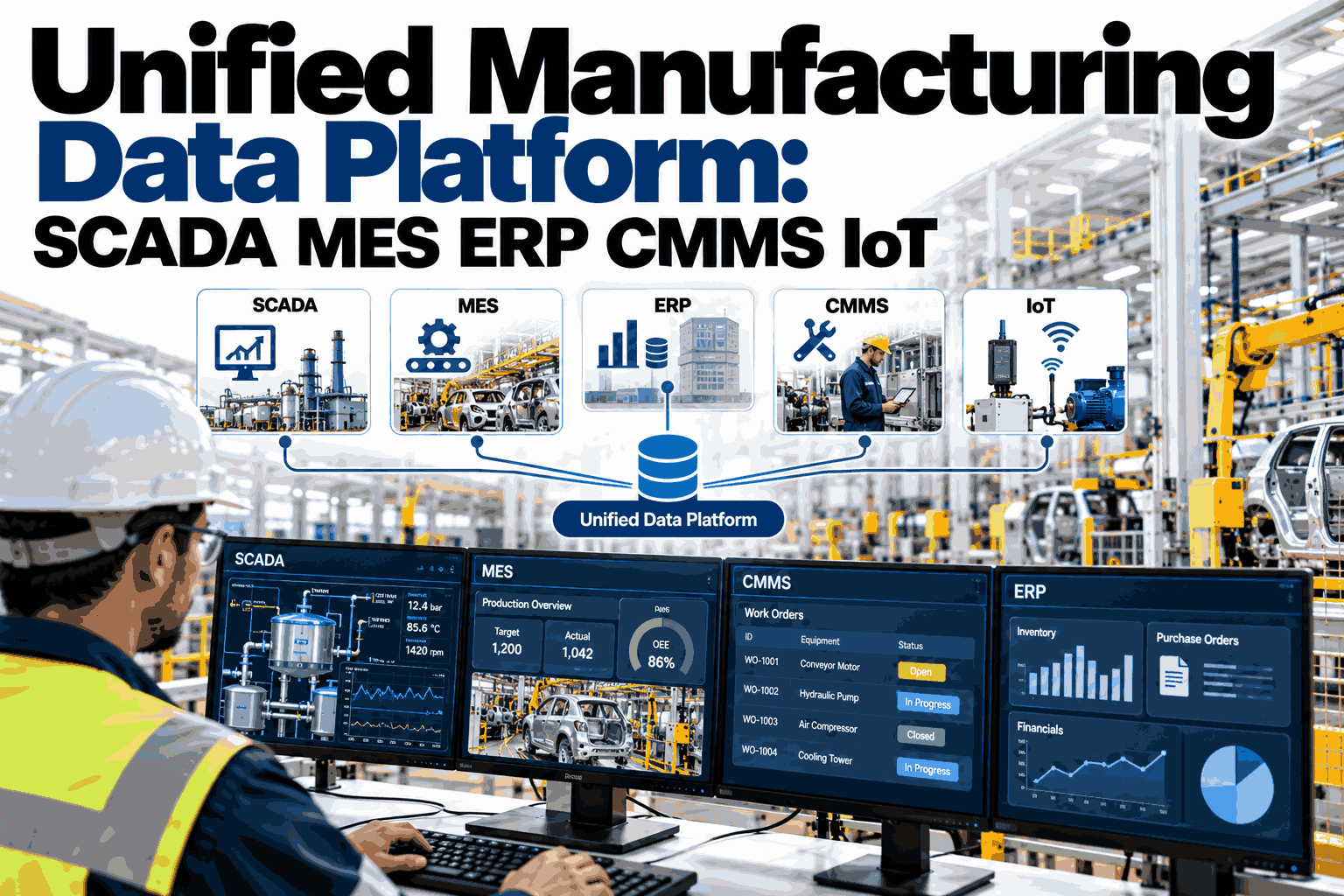 unified-manufacturing-data-platform-scada-mes-erp-cmms-iot