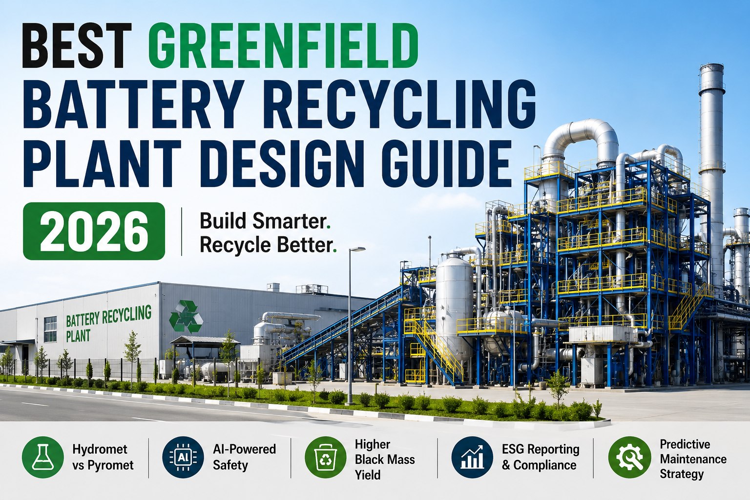 best-greenfield-battery-recycling-plant-design