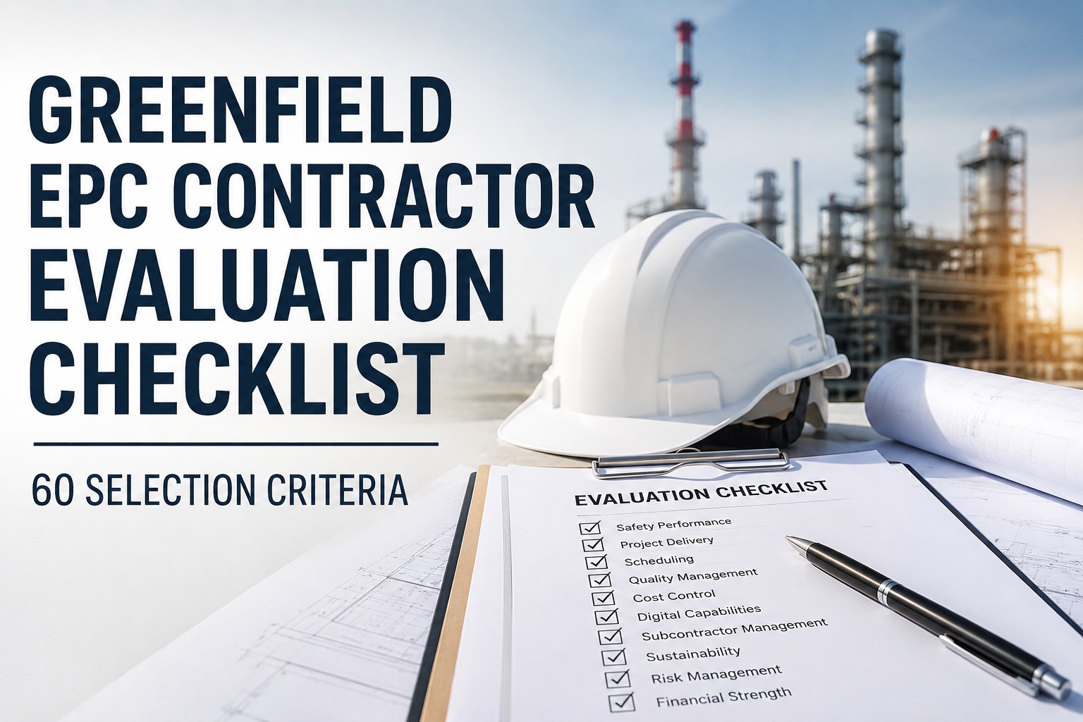 best-greenfield-epc-contractor-evaluation-checklist