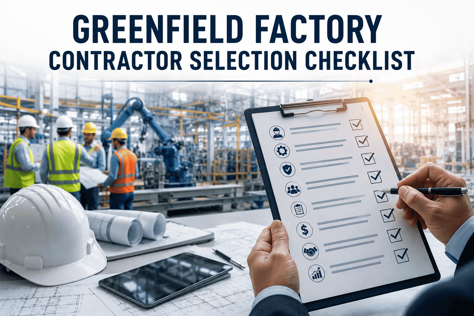 greenfield-factory-contractor-selection-checklist