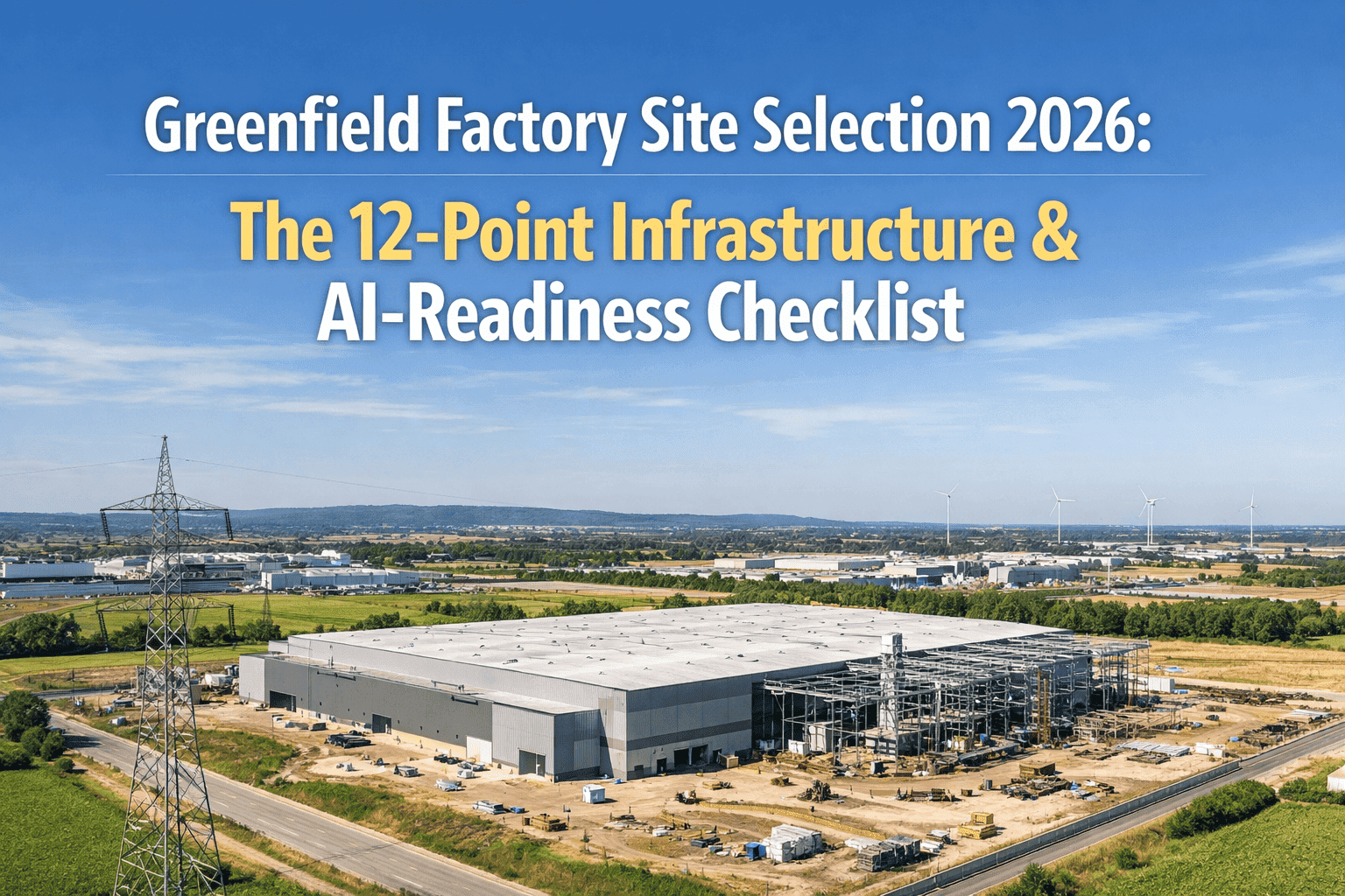 greenfield-site-selection-infrastructure-checklist-2026