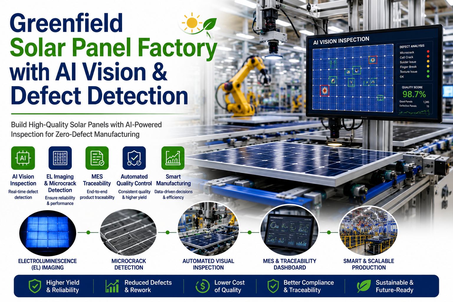 greenfield-solar-panel-factory-ai-vision-defect-detection