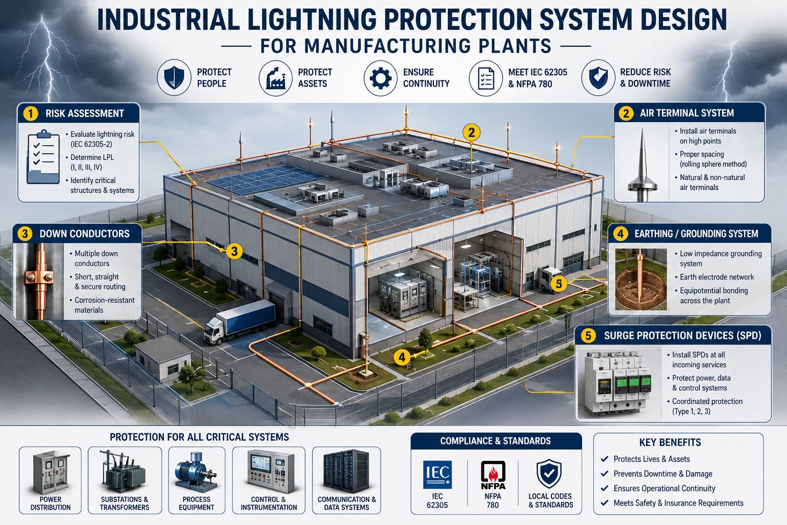 industrial-lightning-protection-manufacturing-plants