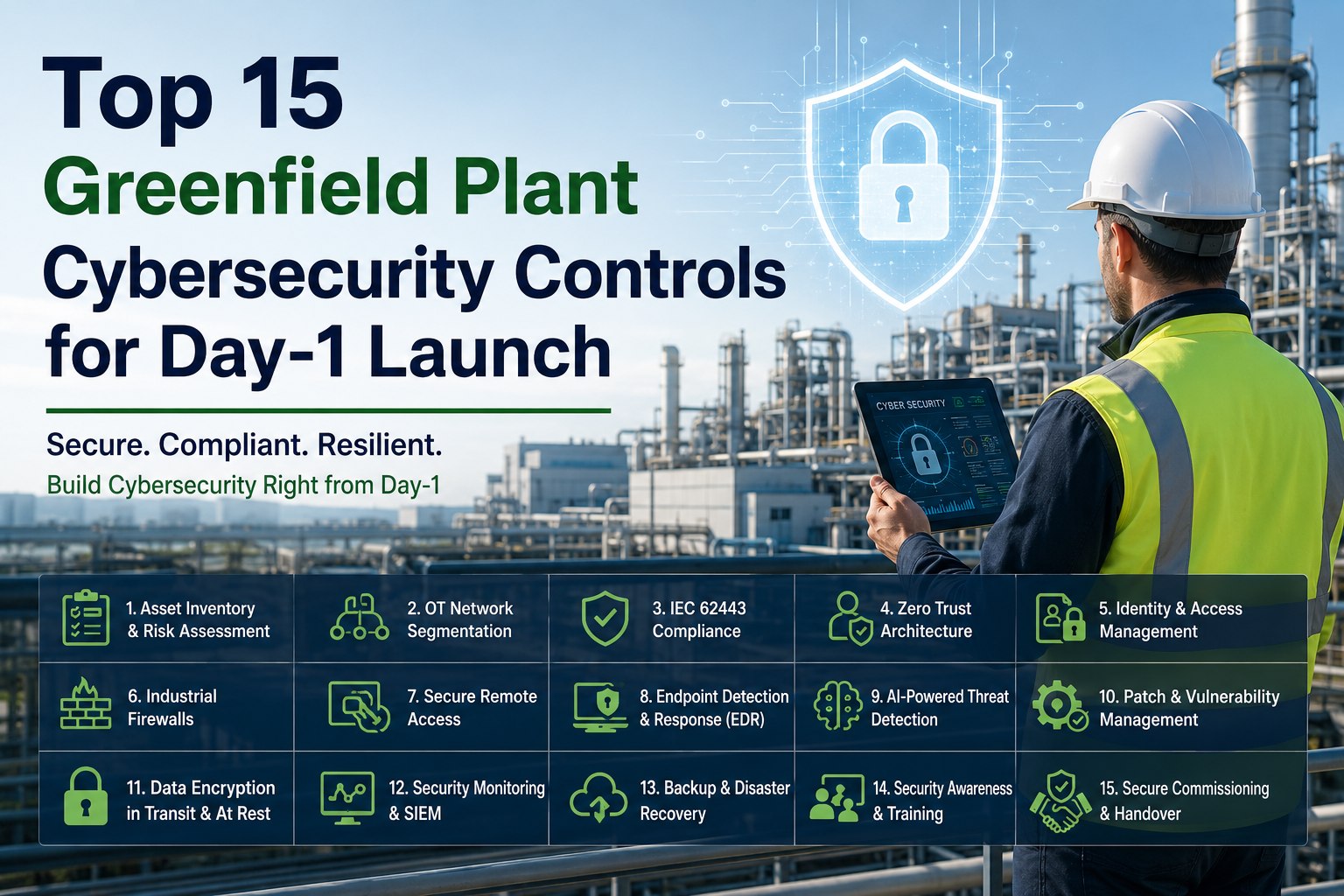 top-greenfield-plant-cybersecurity-controls-day-1