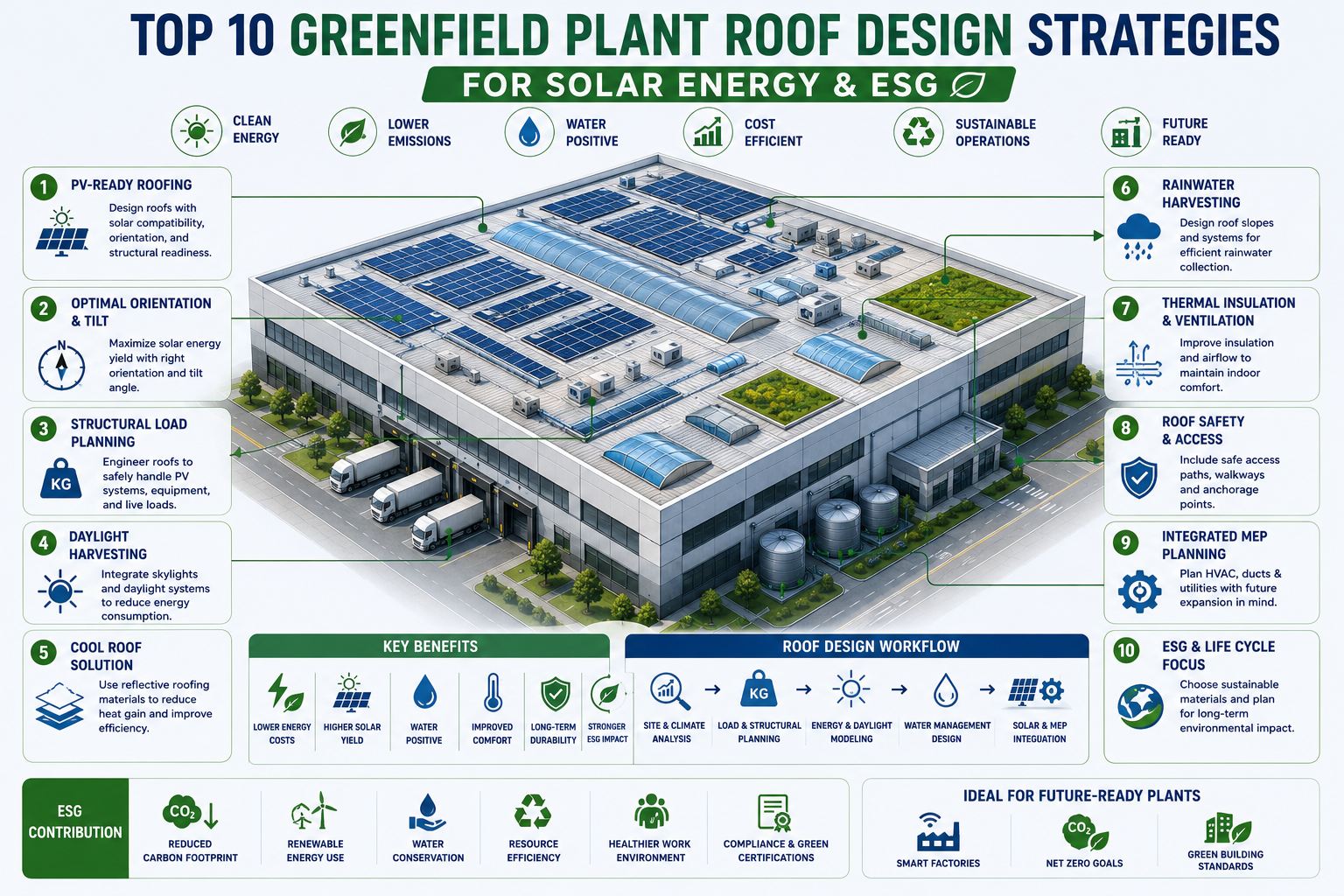 top-greenfield-plant-roof-design-solar-esg
