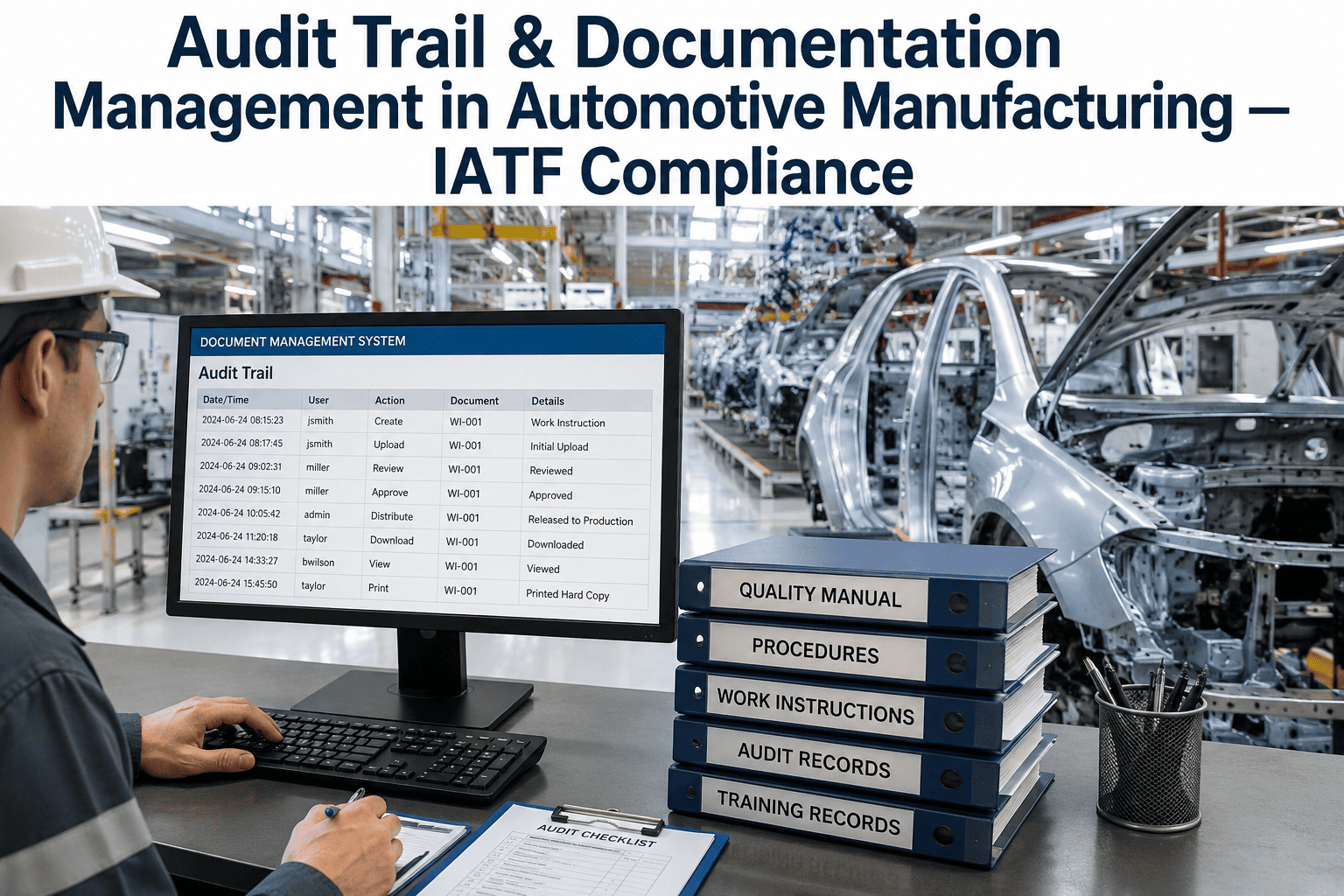 automotive-audit-trail-documentation-21-cfr-iatf-compliance