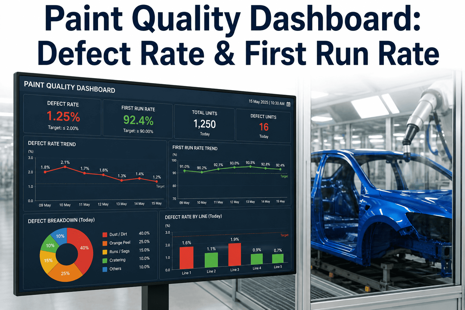 paint-quality-dashboard-defect-rate-first-run-rate