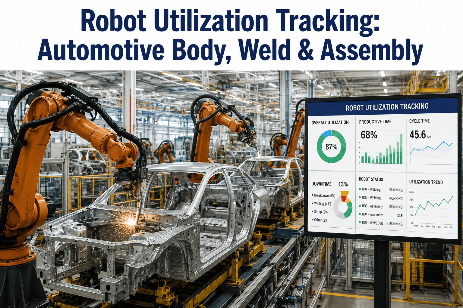 robot-utilization-tracking-automotive-body-weld-assembly