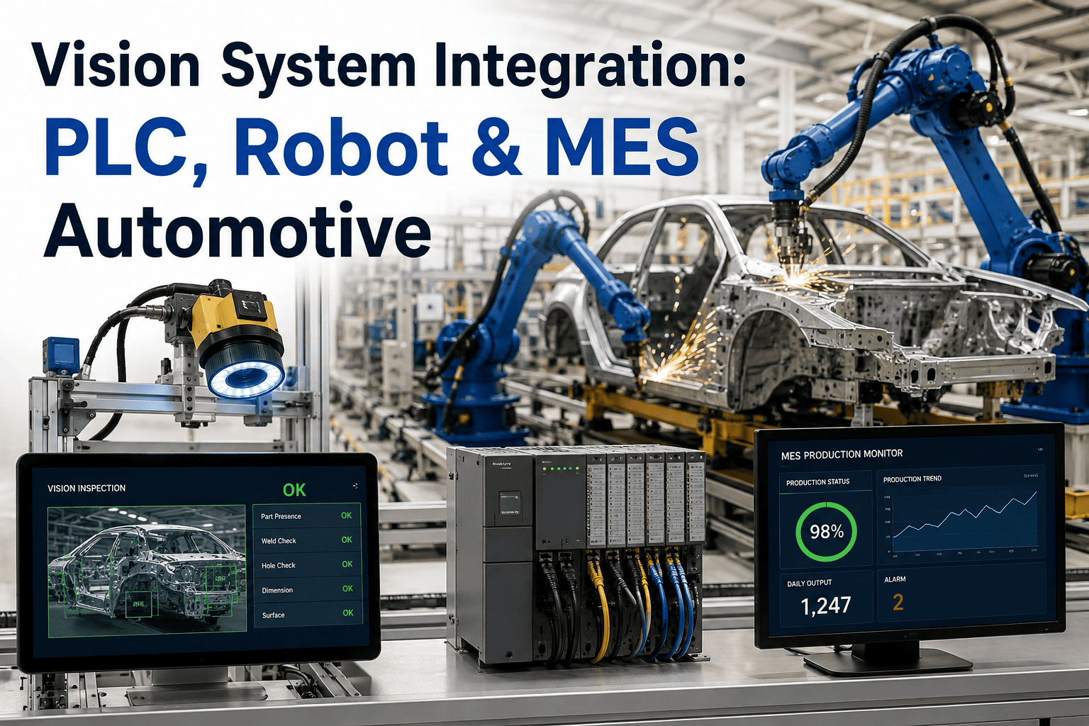 vision-system-integration-plc-robot-mes-automotive