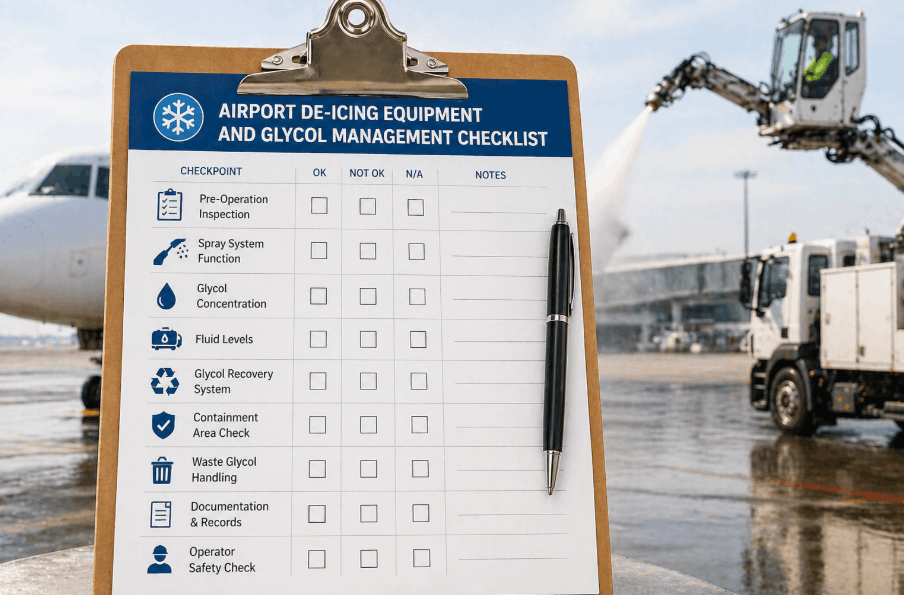 airport-de-icing-equipment-and-glycol-management-checklist