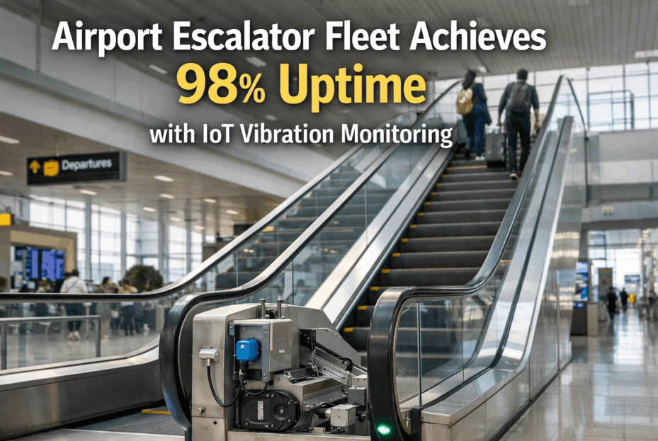 airport-escalator-fleet-achieves-uptime-with-iot-vibration-monitoring