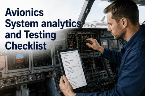avionics-system-analytics-testing-checklist