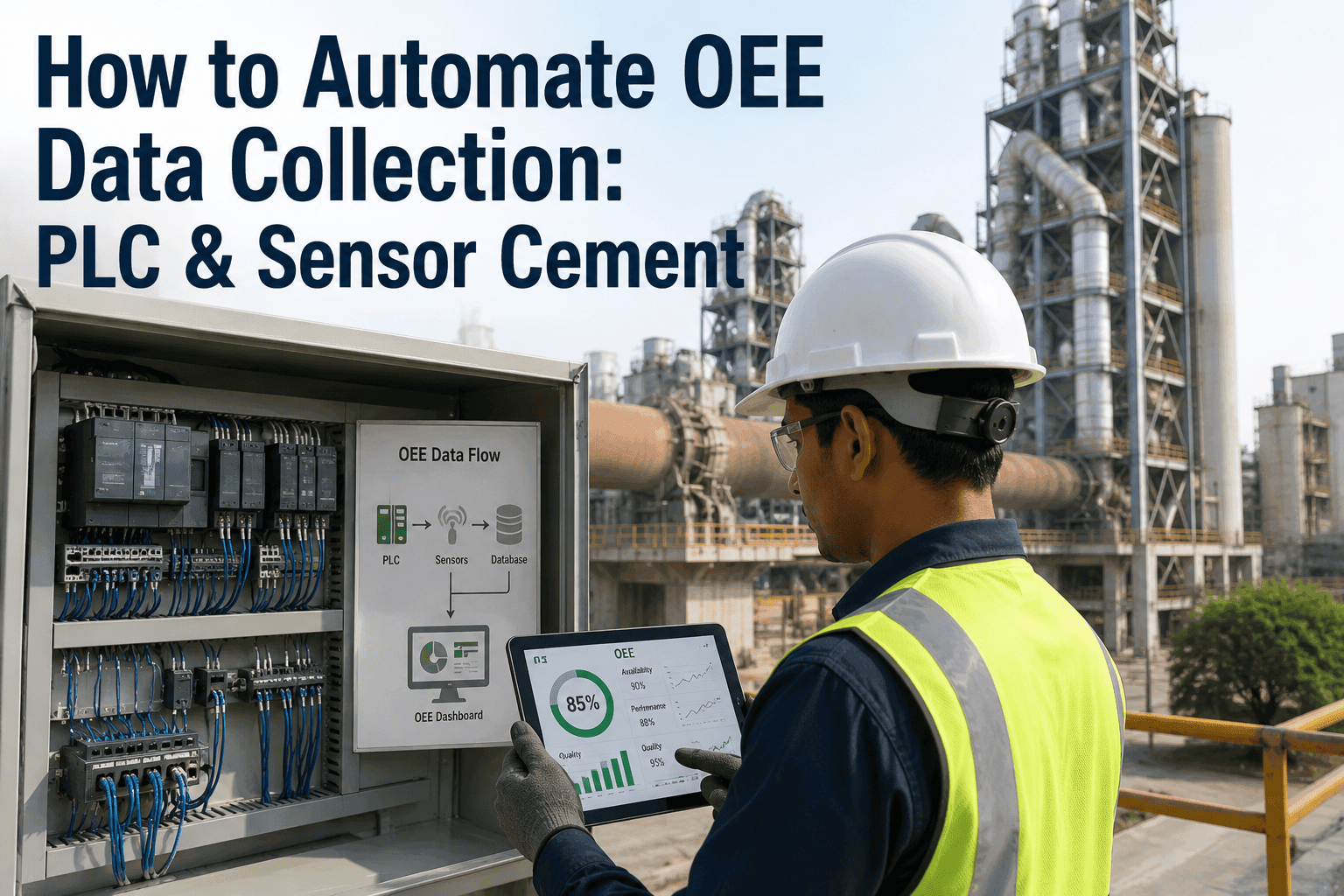 automated-oee-data-collection-plc-sensor-cement