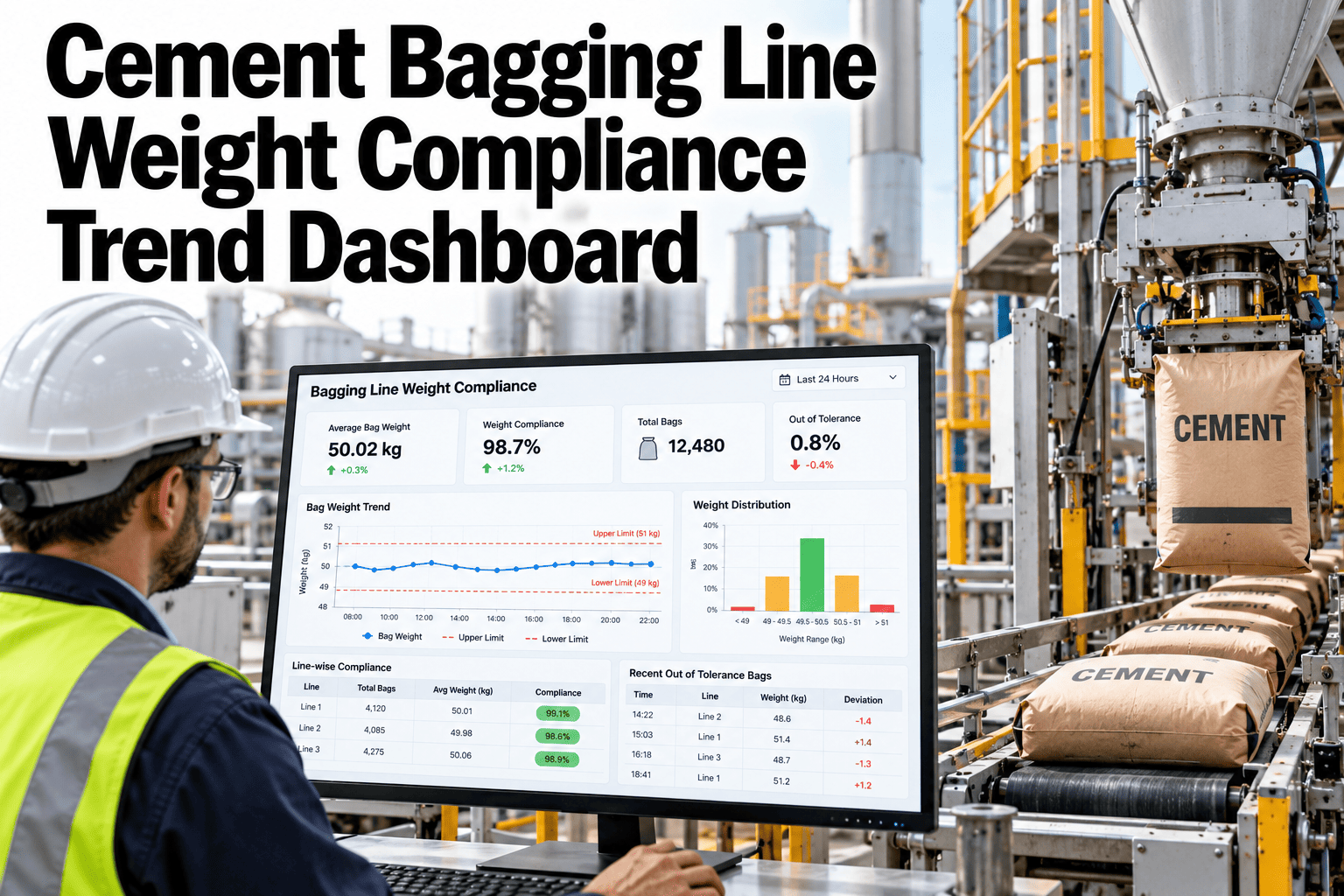 cement-bagging-line-weight-compliance-trend-dashboard