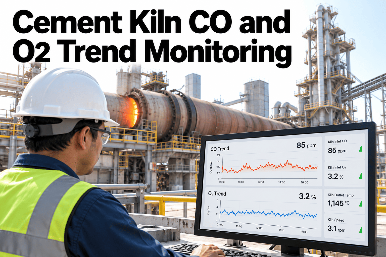 cement-kiln-co-o2-trend-monitoring