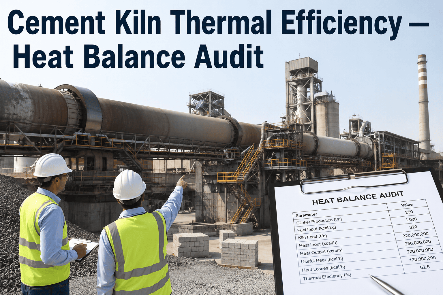 cement-kiln-thermal-efficiency-heat-balance-audit