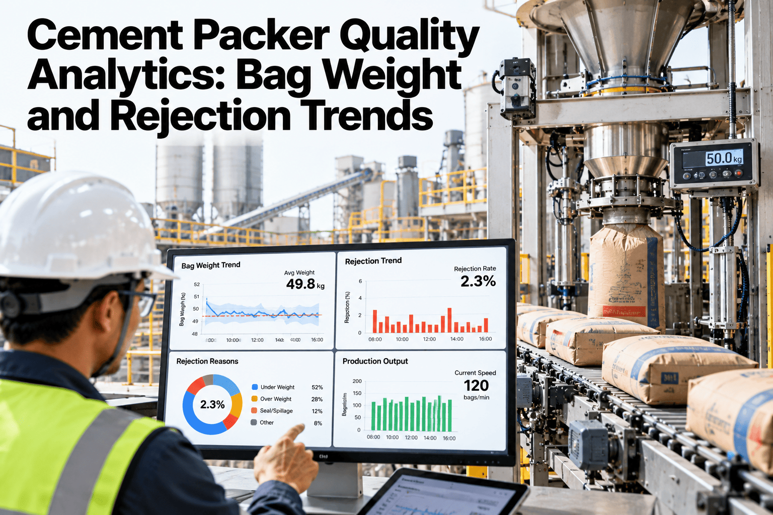cement-packer-quality-analytics-bag-weight-rejection
