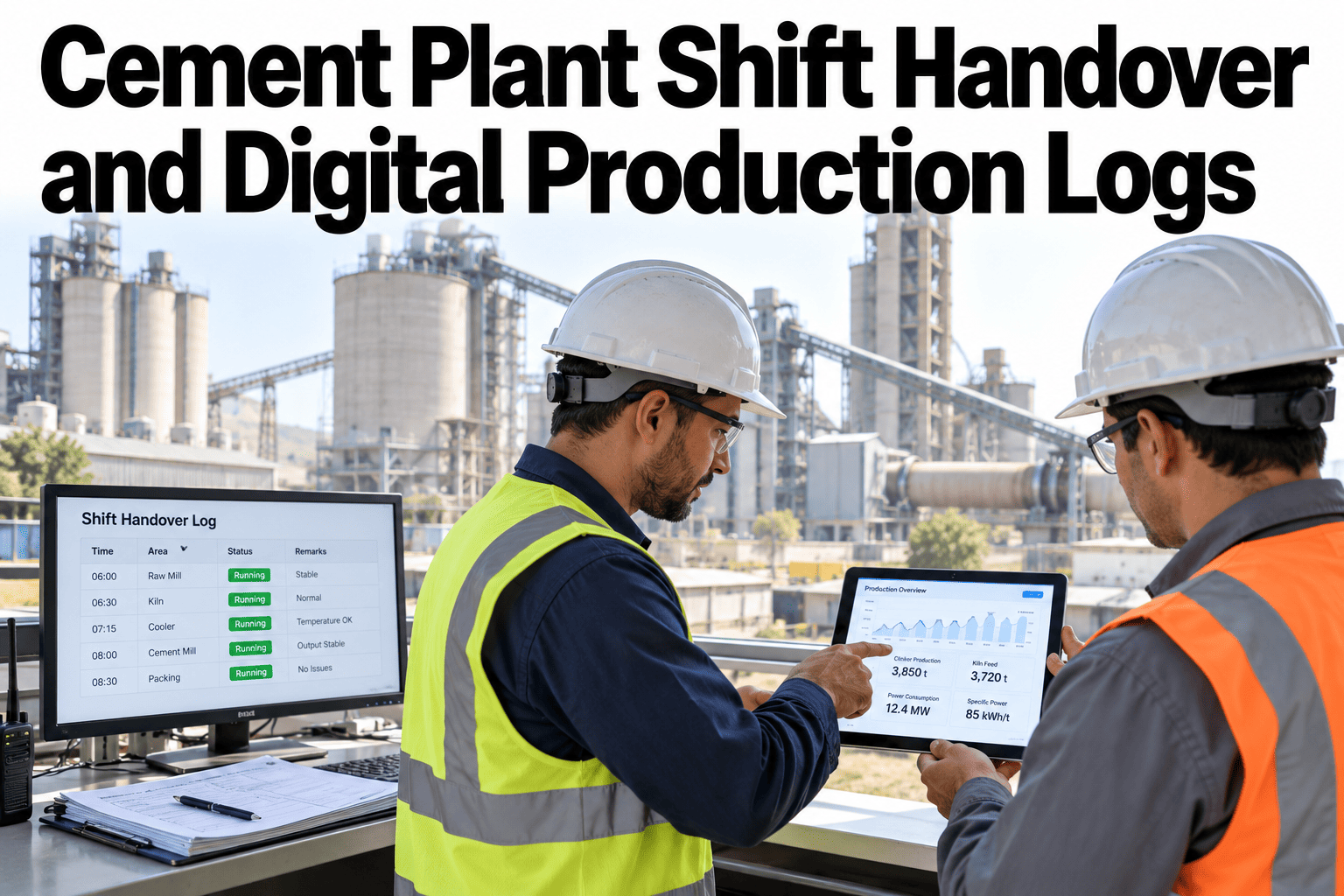cement-plant-shift-handover-digital-production-logs